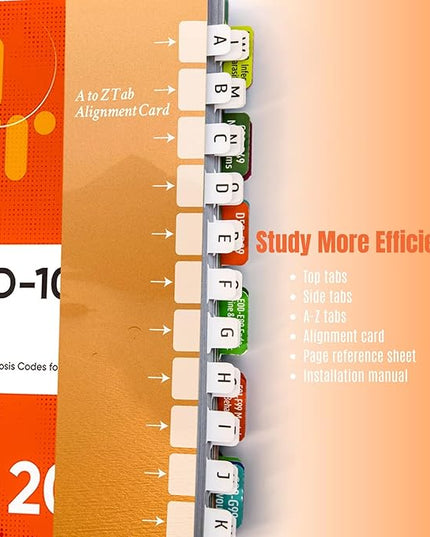 Index Tabs for ICD-10-CM 2025 Expert (AAPC Version) - Navigate with Precision in Your Code Book
