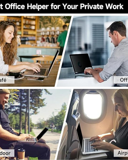 15.6 Inch 16:10 Laptop Privacy Screen Filter, Anti Blue Light Glare & Anti Scratch Computer Privacy Shield for 15" with 1920x1200 Aspect Ratio Laptop