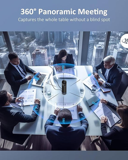 NexiGo Meeting 360 Ultra (Gen 3), Enhanced All-in-One Conference Camera System, Multi-Camera Setup, 8K Capture, AI-Powered Framing and Auto Tracking, for Medium to Large Meeting Rooms