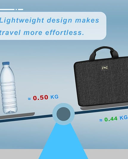 ZINZ Laptop Case 15 15.6 16 inch Sleeve, Expandable Computer Hand Bag with Multi-pockets Compatible with MacBook Pro 16 inch M4/M3/M2/M1, MacBook Air/Pro 15 inch and 15-16 inch Notebooks，B04K01