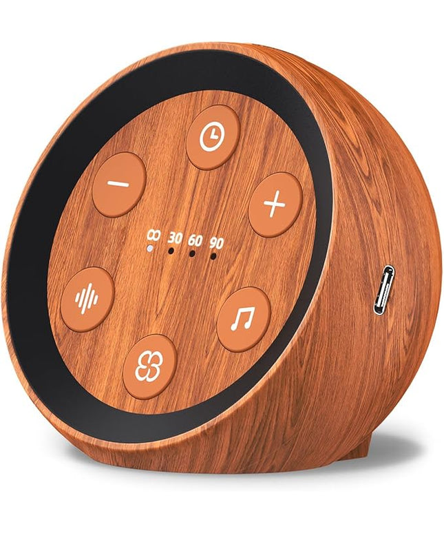 Battery Powered Sound Machine White Noise Sleep Machine with 32 Calming Sounds 36 Volume Levels Brown Noise Machine for Baby Kid Adult with 4 Timer for Travel Office Privacy