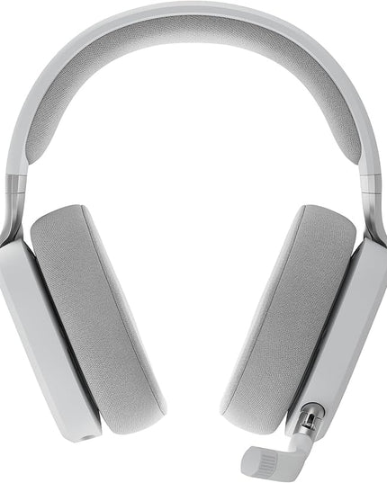 Fractal Design Scape Light - Wireless PC Gaming Headset - Detachable Flip-to-Mute Microphone with Noise Cancellation - Battery Life Up to 40 Hours - Configurable Ambient Lighting - Gray