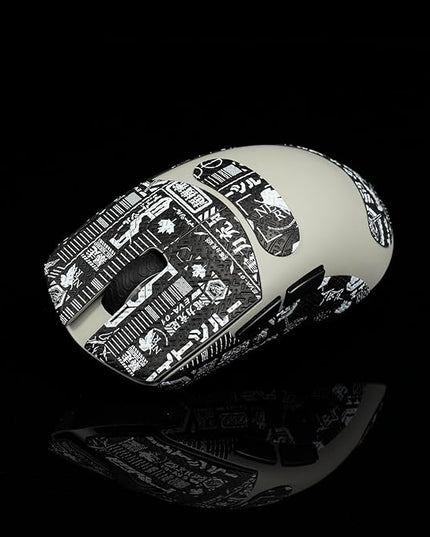 Grip Tape for Lamzu Atlantis Maya - Anti-Slip,Enhanced Control, Sweat Resistance,Improves FPS Gaming Grip & Mouse Protection [Pre-Cut] EVA Black 0.5mm