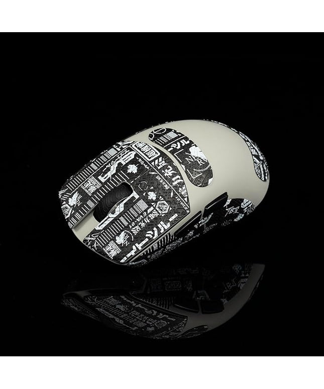 Grip Tape for Lamzu Atlantis Maya - Anti-Slip,Enhanced Control, Sweat Resistance,Improves FPS Gaming Grip & Mouse Protection [Pre-Cut] EVA Black 0.5mm