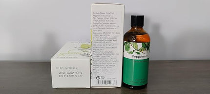PHATOIL Peppermint Essential Oil, Huge 3.38 Fl Oz Pure and Natural, Premium Grade Essential Oil for Diffuser and Aromatherapy