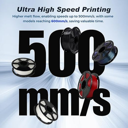 FLASHFORGE Rapid PLA Filament 1.75mm Purple, 500mm/s High Speed Printing, 3D Printer Filament 1kg Spool, Dimensional Accuracy +/- 0.02mm, Enjoy Exceptional Print Quality
