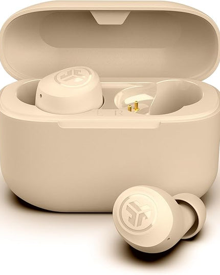 JLab Go Air Pop+ Tones True Wireless Earbuds, in Ear Headphones, Bluetooth Earphones, 35H Playtime Ear Buds, Bluetooth Earbuds with Microphone, USB-C Charging Case, Dual Connect, EQ3 Sound, (155 N)