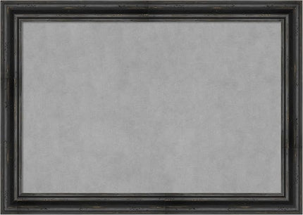 Amanti Art Black Framed Magnetic Board 29x41 Large Vision Board for use with Magnets, 100% Metal Sheet to Display Items as Office Decor or for Home Organization in mudroom, Kitchen or Kids Room