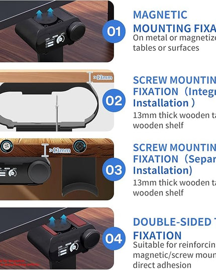 Under Desk Headphone Hanger Stand for SteelSeries Arctis Nova Pro Wireless-Arctis Pro Wireless NOVA Magnetic Mount Secretlab Magnus Version,Headphone Holder for Arctis Nova Pro Wireless