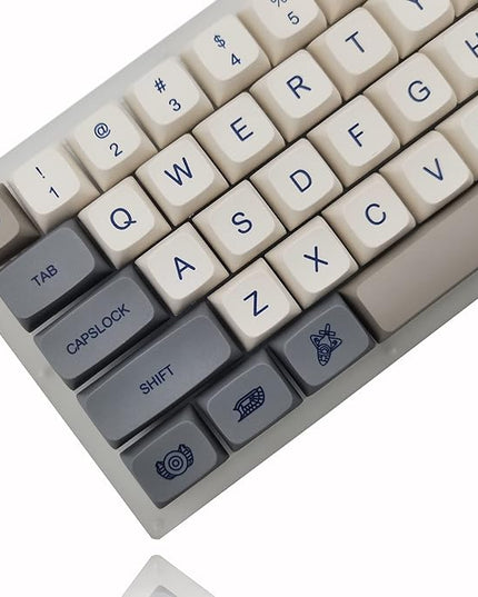 Guffercty kred XDA Profile Keycaps 137 PBT Key Retro Cap Cover Set Dye Sublimation for Cherry Mx Switch Mechanical Keyboard (XDA/Enlightenment)