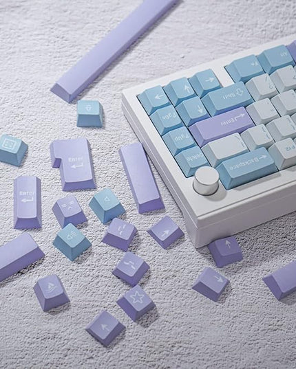 Sumgsn Custom Keyboard Illusion Keycaps 172 Keys Full Set Double Shot Cherry Profile Key caps Fit for Cherry Mx Switches ISO ANSI Layout