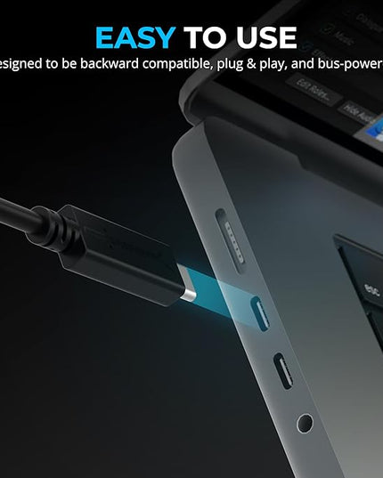 SABRENT USB4 CFexpress Type B Card Reader – 40Gbps Transfer Speed, Aluminum Alloy Body, Detachable USB-C Cable, Silicone Sleeve, OTG Support – Compatible with Cameras, Laptops, and Cages (CR-U4XB)