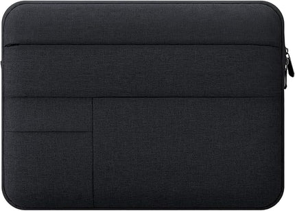 15 inch Laptop Sleeve for 15-Inch MacBook A1707/A1990/A2941/A3114 Laptop Computer, Protective Waterproof Laptop Case Carrying Bag Portable Cover with Multi Pockets, Black