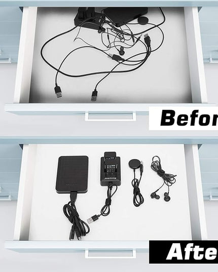 150PCS Reusable Cable Ties - 4+6+8+10inch Multi-Purpose Cable management Hook & Loop Cable Straps Wire Ties,Adjustable Fastening Cord Organizer,Cable Organizer for Home,Office and Data Centers,Black