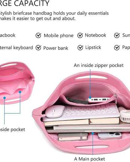 Official Document Computer Bag Stylishly Sleek with Multiple Compartments and Easy to Carry Design