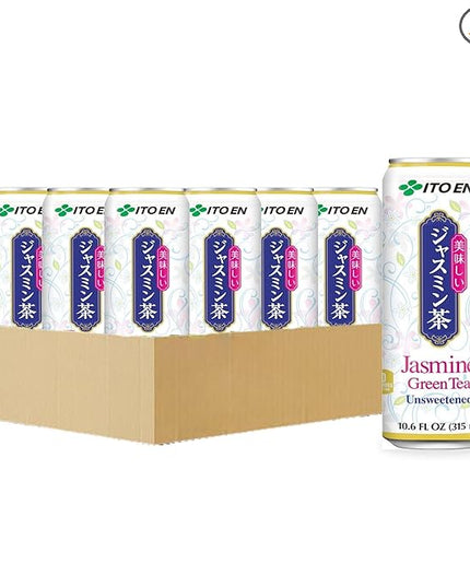 Ito En Jasmine Green Tea, Unsweetened, 10.6 Ounce (Pack of 12)