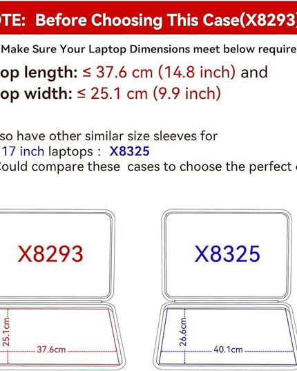 Smatree Hard EVA Protective Sleeve Case Compatible for 17 inch DELL XPS 17 9730/9720/9710/9700 Laptop, for 17 inch DELL Precision 5770 Workstation Water-Resistant Bag(X8293)