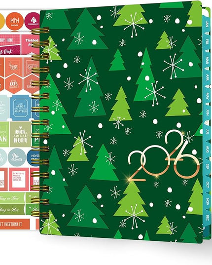 Ymumuda 2026 Planner, Daily Weekly Monthly Planner, 2026 Calendar Planner (Jan 2026 - Dec 2026), 8.4" x 6.3", Teacher School Student Work Agenda with Tabs, Ideal for School Office Supplies
