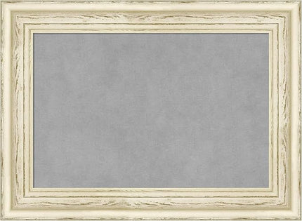 Amanti Art White Framed Magnetic Board 16x22 Small Vision Board for use with Magnets, 100% Metal Sheet to Display Items as Office Decor or for Home Organization in mudroom, Kitchen or Kids Room