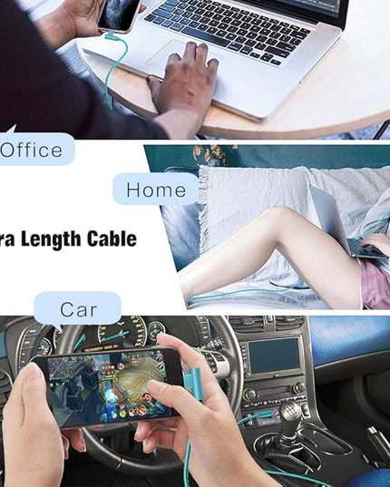 for iPhone Charger Cable Right Angle Lightning Cable 3Pack 90 Degree 6FT Nylon Braid Charging Cord Fast Charging Compatible for iPhone 14/13/12/12pro/11/11pro/XS/MAX/XR/X/8P/8/7P/7/6
