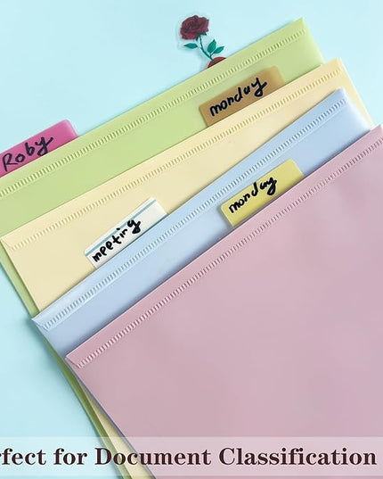 ELII 500 PCS Sticky Index Tabs 2 Inch Book Tabs,Clear Sticky Notes for Pages Notebooks File Tabs Self Adhesive