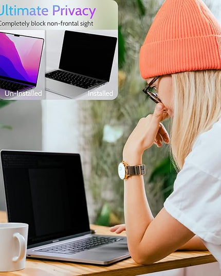 Magnetic Privacy Screen for MacBook Pro 16 Inch (2021-2025, M1, M2, M3, M4), 16inch Removable Matte Anti Blue Light Glare Private Filter Protector for Mac Pro 16.2" Laptop