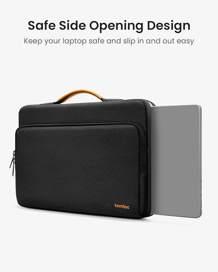 tomtoc 360 Protective Laptop Carrying Case compatible with 14-inch MacBook Pro M5/M4/M3/M2/M1 Pro/Max A3434 A3112 A3401 A3185 2025-2021, 12.9-13 Inch iPad Pro/Air, Water-Resistant Accessory Sleeve Bag