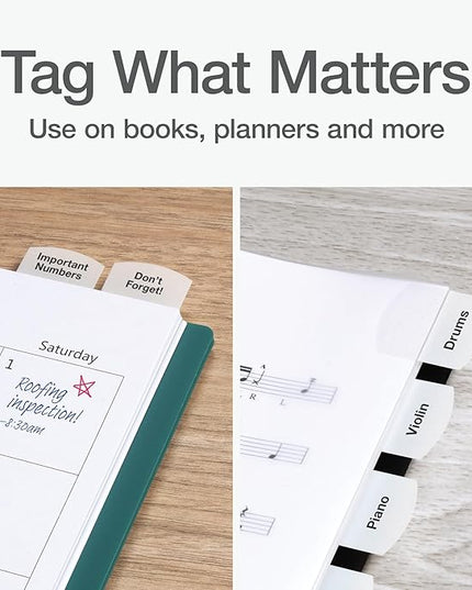 Redi-Tag Products - Redi-Tag - Laser Printable Index Tabs, 1 1/8 in, White, 100/Pack - Sold As 1 Pack - Create permanent professional-quality indexes. - Sturdy plastic self-adhesive tabs attach to any page. - Templates compatible with Windows version o...