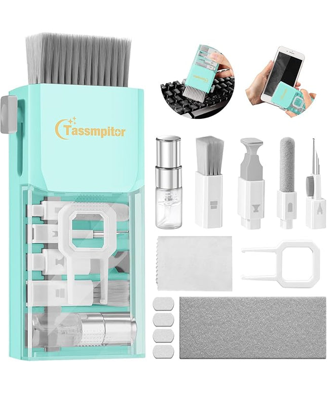 Laptop Screen Keyboard Cleaner Kit, All in 1 Electronics Cleaning Tool for MacBook iPad iPhone Pro Cell Phone, Brush Tool for Tablet, Computer, PC Monitor,TV Camera Lens with Patent