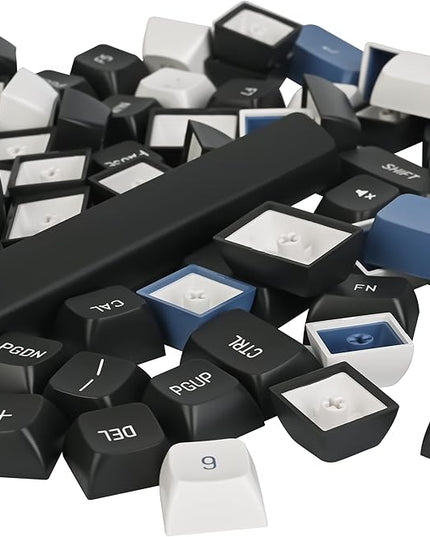 Guffercty kred 160 Keys CSA Keycap PBT Double-Shot Ball Shape Custom Keycaps Set with 6.25u/7u Spacebar for ANSI & ISO Layout Cherry MX Gateron Kailh Switches(Arctic-CSA)