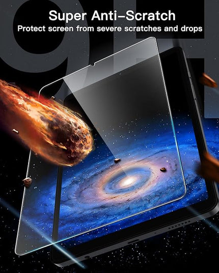 JETech Screen Protector for Samsung Galaxy Tab A11 / Tab A9 8.7-Inch 2025/2023 with Easy Installation Frame, Tempered Glass Film, HD Clear, 2-Pack