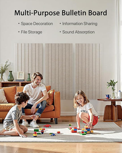 Soundproof Wall Panels Self-Adhesive, 3 Pack Large Acoustic Panels 47.2"x23.6"x0.35" High Density Sound Proof Panels for Walls, Noise Absorbing for Home Studio, Office, Game Room