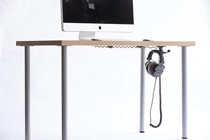 Elevation Lab The Anchor Pro - Extra Strong Under-Desk Headphone Stand Mount with Built-in Cord Management
