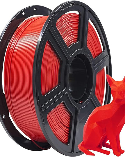 FLASHFORGE PLA Filament 1.75mm Red, 3D Printer Filament 1kg (2.2lbs) Spool, Dimensional Accuracy +/- 0.02mm, 3D Printing Filament Easy to Use and Fits for Most FDM 3D Printers
