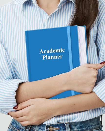Academic Planner for 2026 or Anytime – 8.5" x 11" Undated Weekly Student Planner For Homeschool, High School, College & Nursing Students, 200 Pages, Blue