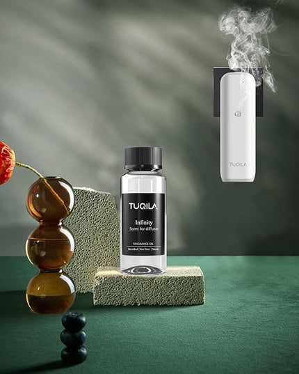 Tuqila Luxury Waterless Diffuser Oil Infinity, Essential Scent Oil Usage Cold Air Waterless Diffuser, Scents Oils for Home Bottle120 ML Natural Flavour