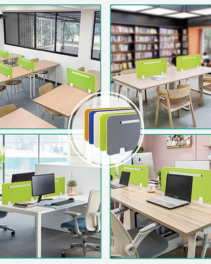Acoustic Desk Partition Privacy Screen for Workstation Independent Divider Classroom & Home Office Separator Soundproof Table Ideal Enhanced Focus Productivity