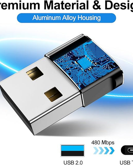 𝟒𝐏𝐚𝐜𝐤 𝐔𝐩𝐠𝐫𝐚𝐝𝐞𝐝 USB to USB C Adapter,Type-C Female to A Male Charger Converter for iPhone 17 Charger,iWatch Ultra SE 9 10,iPhone 17 Pro Max 16 15 14,Samsung S25,AirPods,iPad,Car,Xbox