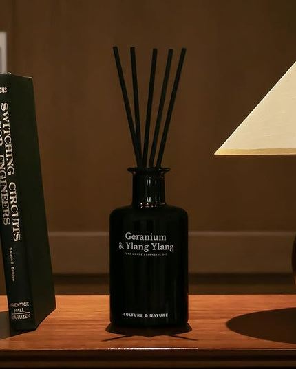 CULTURE & NATURE Pure Grade Essential Oil Diffuser (Geranium & Ylang Ylang)