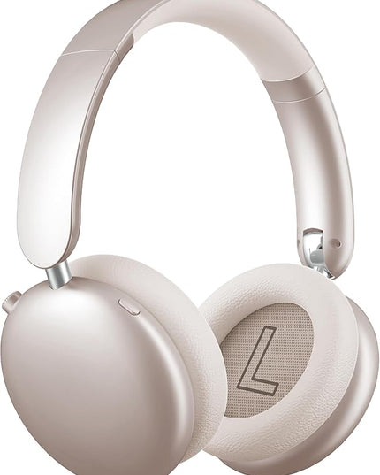 Wentronic Y06 Noise Cancelling Headphones,58H Playtime and 5 EQ Music Modes Wireless Over Ear Bluetooth Headphones with Microphone,Lossless Audio,Multipoint Connection,Foldable,Lightweight,Starlight