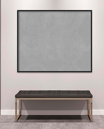 Amanti Art Black Framed Magnetic Board 41x49 Oversize Vision Board for use with Magnets, 100% Metal Sheet to Display Items as Office Decor or for Home Organization in mudroom, Kitchen or Kids Room