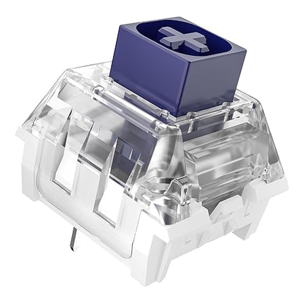 Kailh Box Navy Pro Switches for Mechanical Gaming Keyboard,3-Pin Clicky/Pre Lubed/IP56 Dust&Waterproof Switches(Navy Pro,108Pcs)