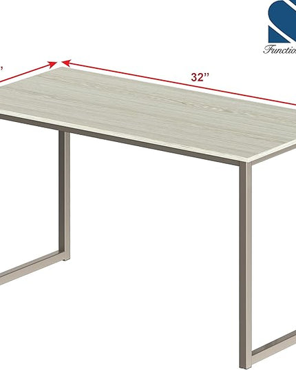 SHW Mission 32-Inch Home Office Computer Desk, Maple