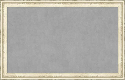 Amanti Art White Framed Magnetic Board 28x44 Large Vision Board for use with Magnets, 100% Metal Sheet to Display Items as Office Decor or for Home Organization in mudroom, Kitchen or Kids Room