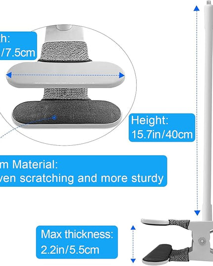 Flexible Clip clamp Mount Compatible with Infant Optics DXR-8 and DXR-8 PRO Video Baby Monitor Camera 15.7 inches Flexible Long Gooseneck Arm, Baby Monitors Holder for Crib Baby Camera Stand