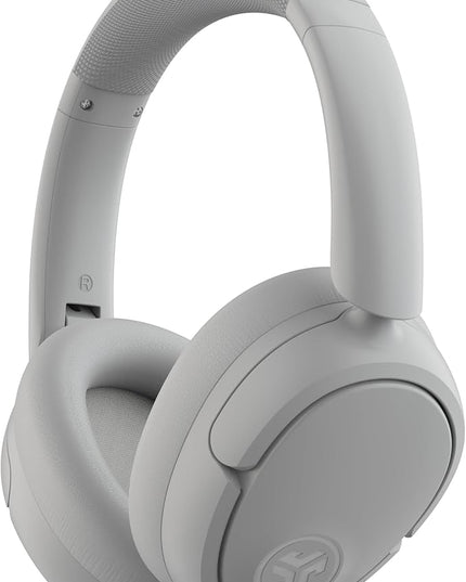 JLab JBuds Lux ANC Wireless Headphones, Cloud White, Hybrid Active Noise Cancelling, Customizable Sound, Spatial Audio Compatible, Premium Over-Ear Bluetooth Headset