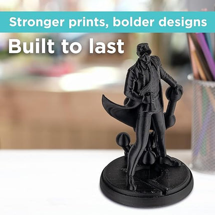 Polymaker PLA PRO Filament 1.75mm 2kg, Tough & High Rigidity Black*1_ White*1 3D Printing Filament, PolyLite PLA PRO 3D Printer Filament 1.75mm, Print with Most 3D Printers