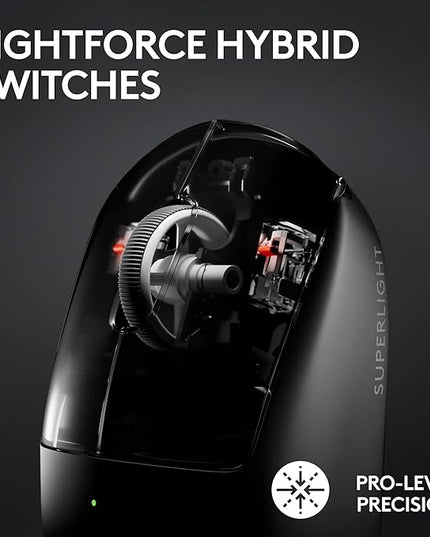 Logitech G Pro X Superlight 2 Lightspeed Wireless Gaming Mouse + G Pro X TKL Lightspeed Wireless Gaming Keyboard (Linear) Bundle - Black