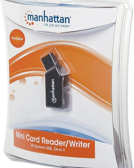 Manhattan Mini USB 2.0 Multi-Card Reader and Writer (101677)