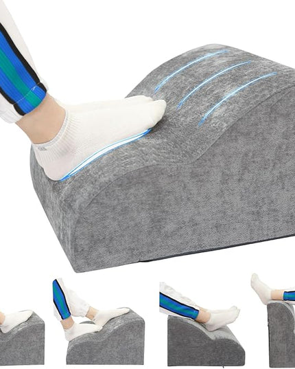Foot Rest for Under Desk at Work.Multifunctional 3-Tier Foot Stool,with Washable Footrest.for Under Desk,Office Chair Gaming Chair & Sofa,Leg Elevation Pillow,Supports Posture -Dark Grey